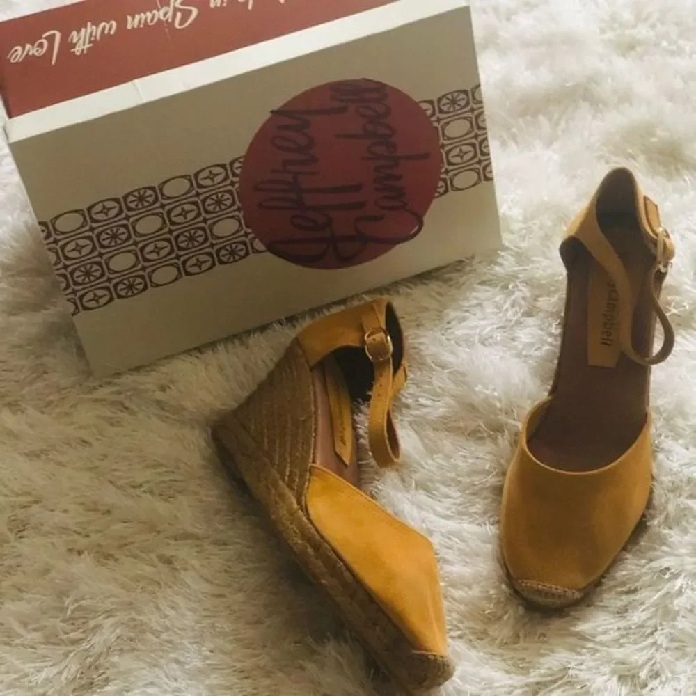 ADORRA ESPADRILLE WEDGE BY JEFFREY CAMPBELL
